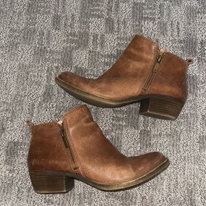 Lucky Brand Leather Booties